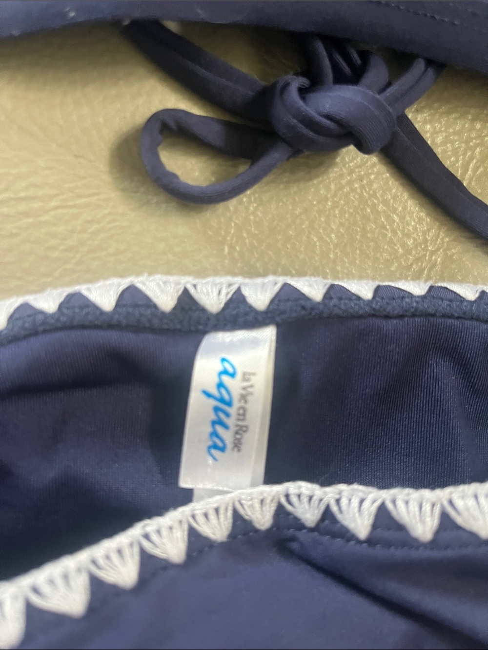 la Vie en Rose Embroidered High-Neck Bikini Set - Women Swim - Picture 2 of 11